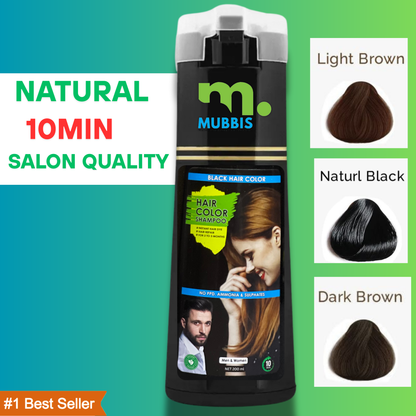 𝗣𝗿𝗲𝗺𝗶𝘂𝗺 𝗚𝗿𝗮𝗱𝗲 6-in-1 Hair Color Shampoo ✅